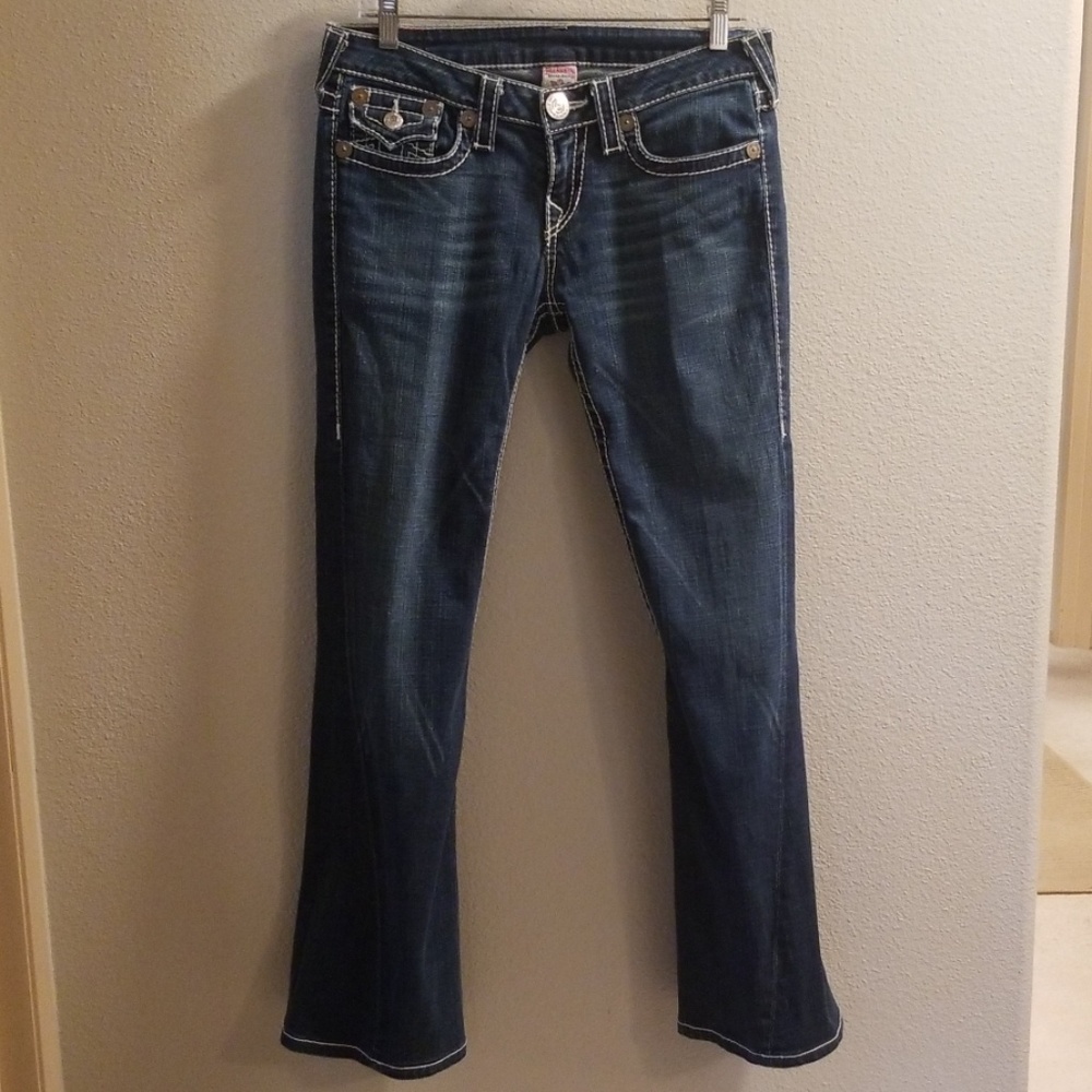 True Religion Bootcut Flap Pockets Size 29 Jean's
